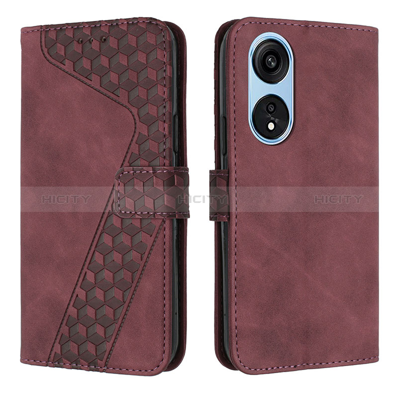 Funda de Cuero Cartera con Soporte Carcasa H04X para Huawei Honor X5 Plus