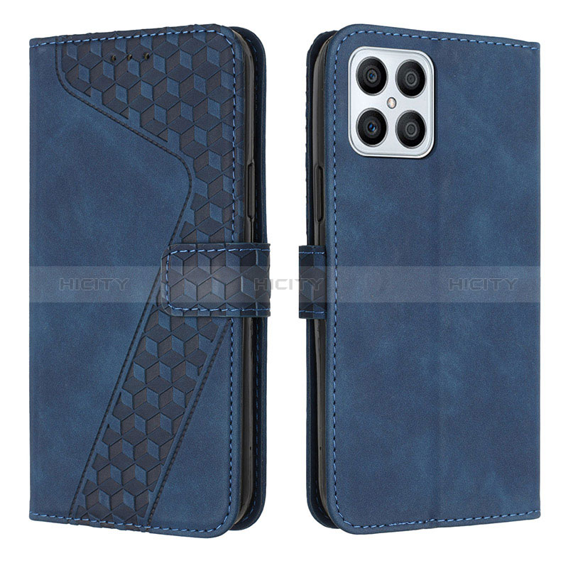 Funda de Cuero Cartera con Soporte Carcasa H04X para Huawei Honor X8 4G