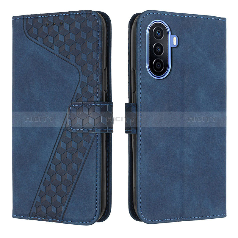 Funda de Cuero Cartera con Soporte Carcasa H04X para Huawei Nova Y70