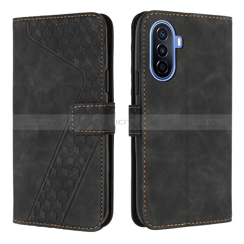 Funda de Cuero Cartera con Soporte Carcasa H04X para Huawei Nova Y70 Plus