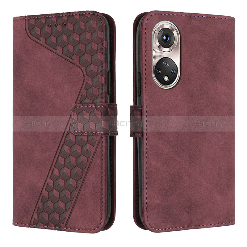 Funda de Cuero Cartera con Soporte Carcasa H04X para Huawei P50e