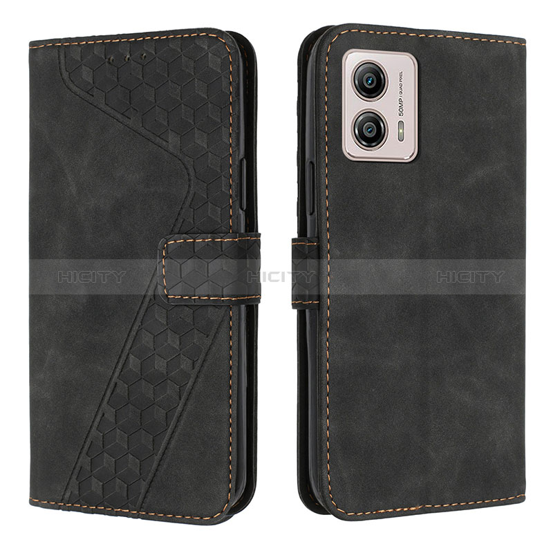 Funda de Cuero Cartera con Soporte Carcasa H04X para Motorola Moto G53 5G