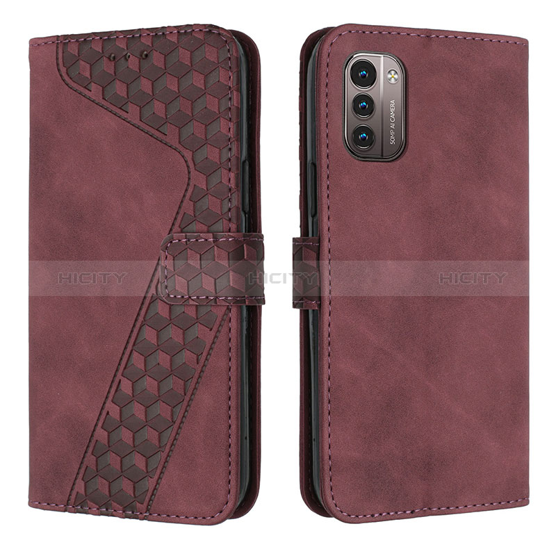 Funda de Cuero Cartera con Soporte Carcasa H04X para Nokia G11