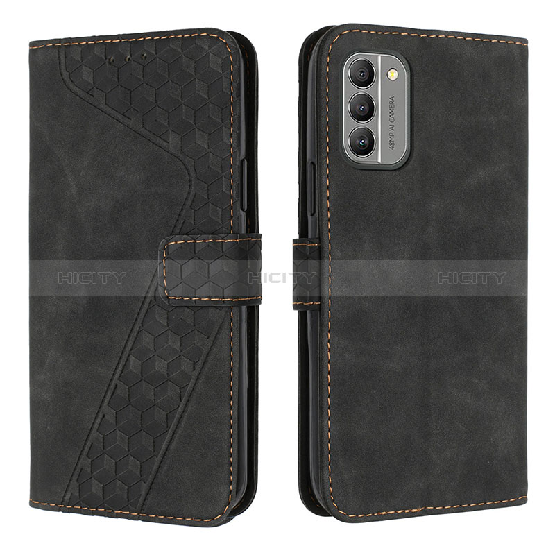 Funda de Cuero Cartera con Soporte Carcasa H04X para Nokia G400 5G Negro