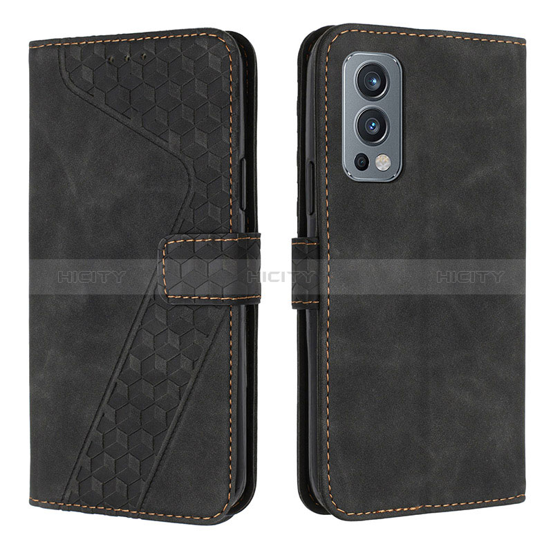 Funda de Cuero Cartera con Soporte Carcasa H04X para OnePlus Nord 2 5G