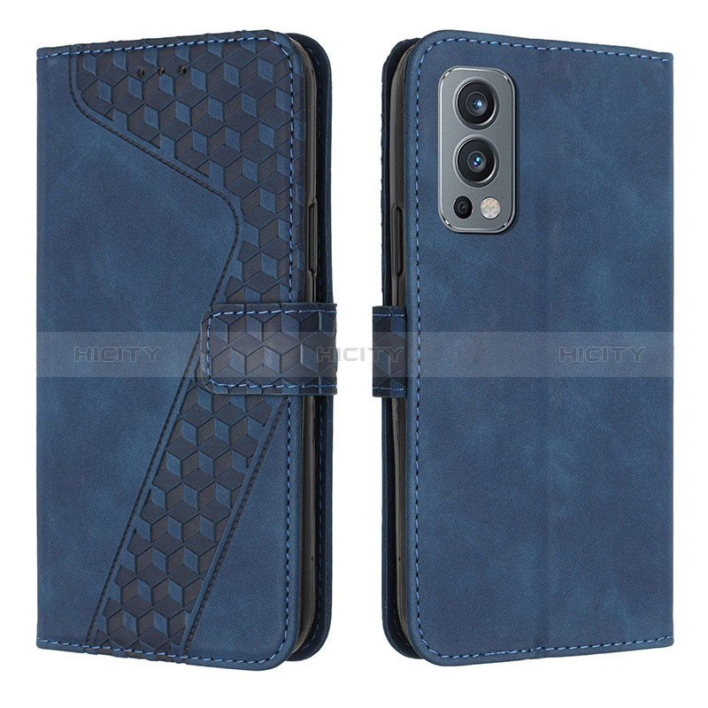 Funda de Cuero Cartera con Soporte Carcasa H04X para OnePlus Nord 2 5G