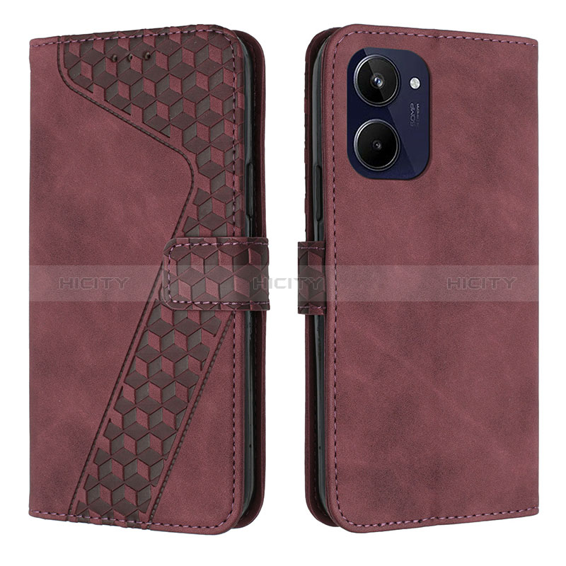 Funda de Cuero Cartera con Soporte Carcasa H04X para Realme 10 Pro 5G