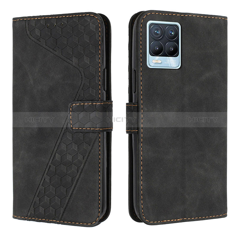 Funda de Cuero Cartera con Soporte Carcasa H04X para Realme 8 Pro