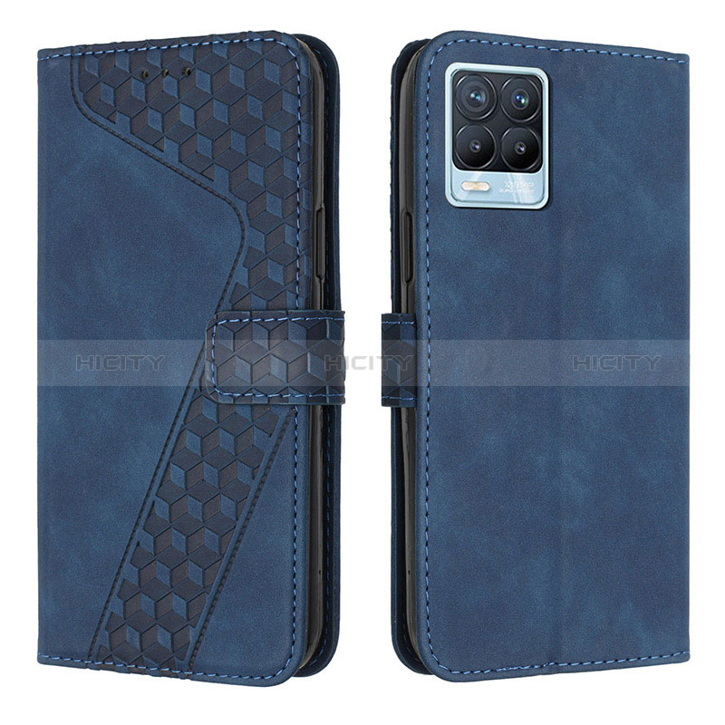 Funda de Cuero Cartera con Soporte Carcasa H04X para Realme 8 Pro