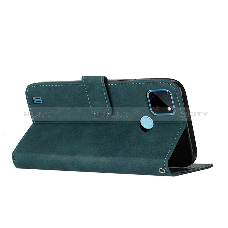 Funda de Cuero Cartera con Soporte Carcasa H04X para Realme C21Y