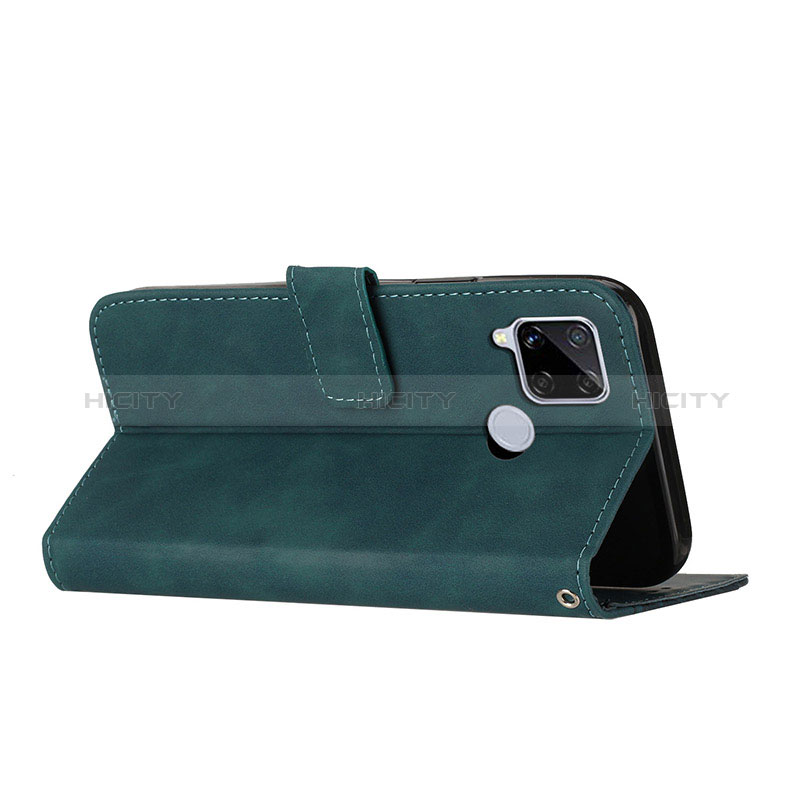 Funda de Cuero Cartera con Soporte Carcasa H04X para Realme C25S