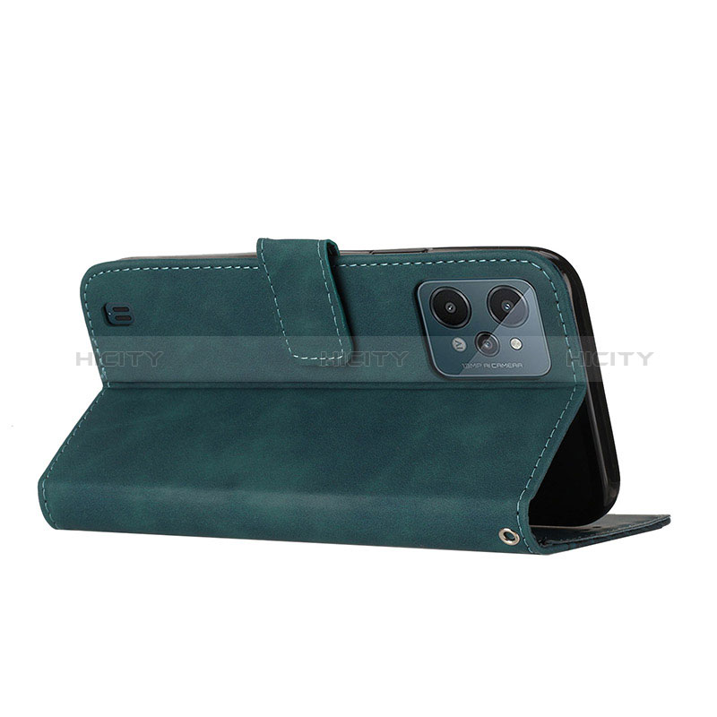 Funda de Cuero Cartera con Soporte Carcasa H04X para Realme C31