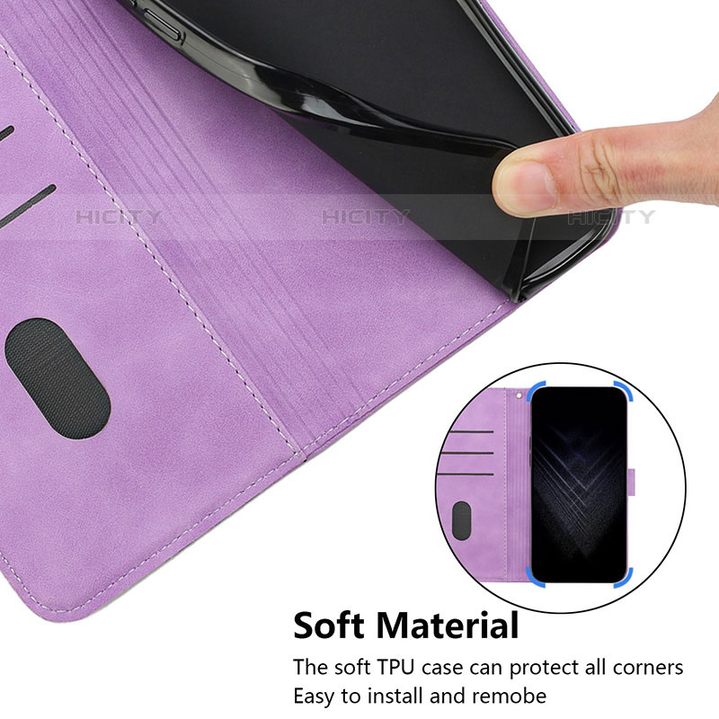 Funda de Cuero Cartera con Soporte Carcasa H04X para Vivo iQOO Z6 Lite 5G