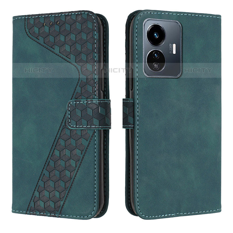 Funda de Cuero Cartera con Soporte Carcasa H04X para Vivo iQOO Z6 Lite 5G