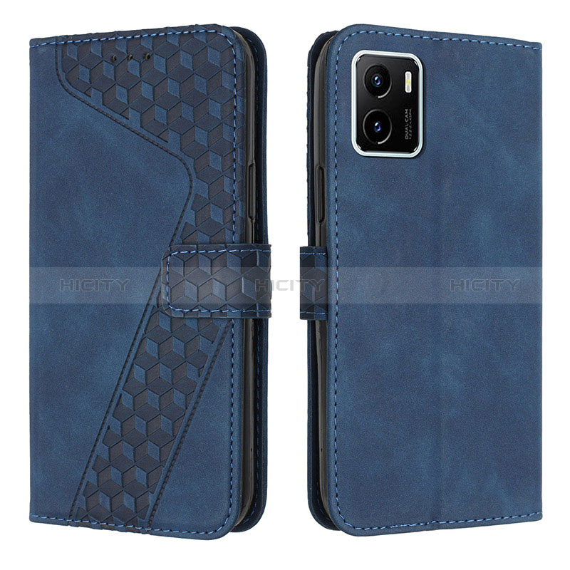 Funda de Cuero Cartera con Soporte Carcasa H04X para Vivo Y01A