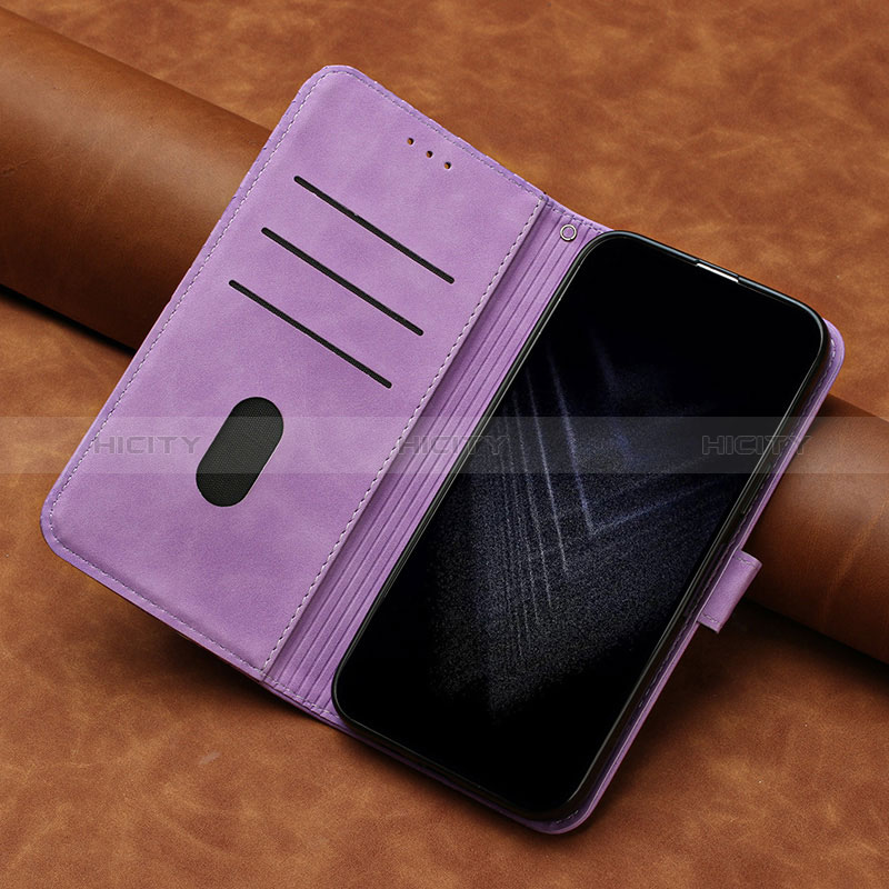 Funda de Cuero Cartera con Soporte Carcasa H04X para Vivo Y01A