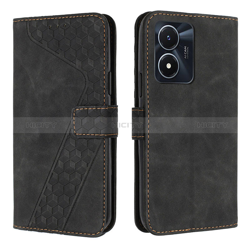 Funda de Cuero Cartera con Soporte Carcasa H04X para Vivo Y02S