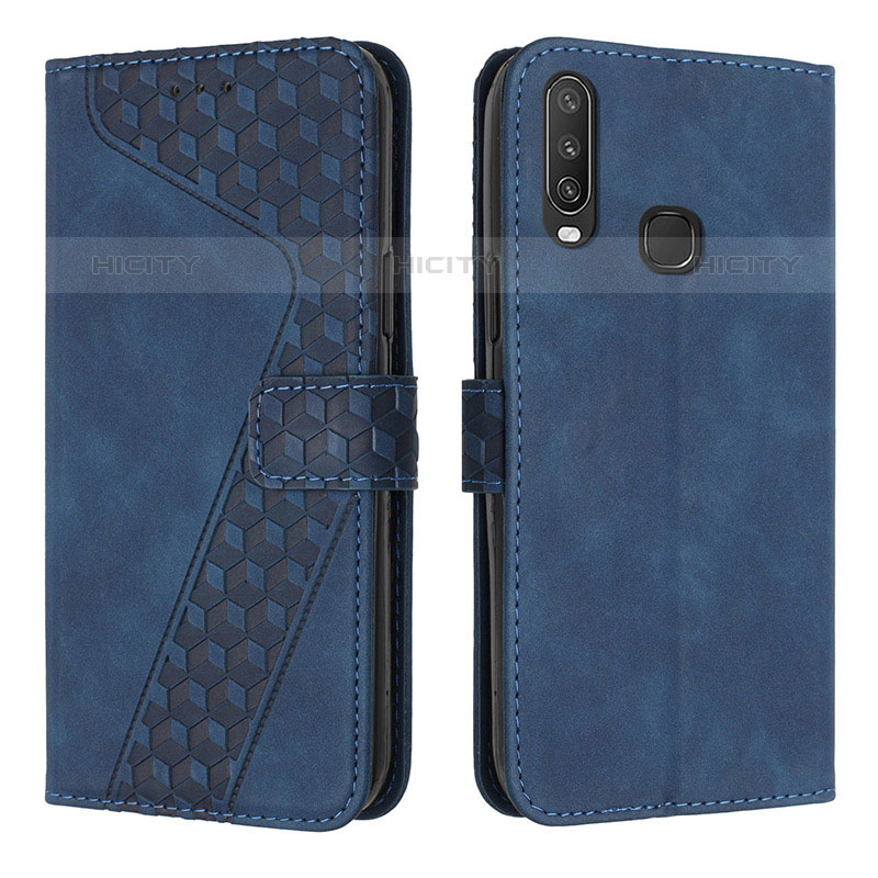 Funda de Cuero Cartera con Soporte Carcasa H04X para Vivo Y11