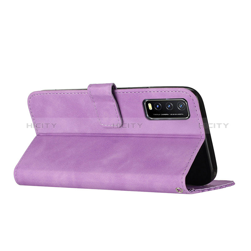 Funda de Cuero Cartera con Soporte Carcasa H04X para Vivo Y12A