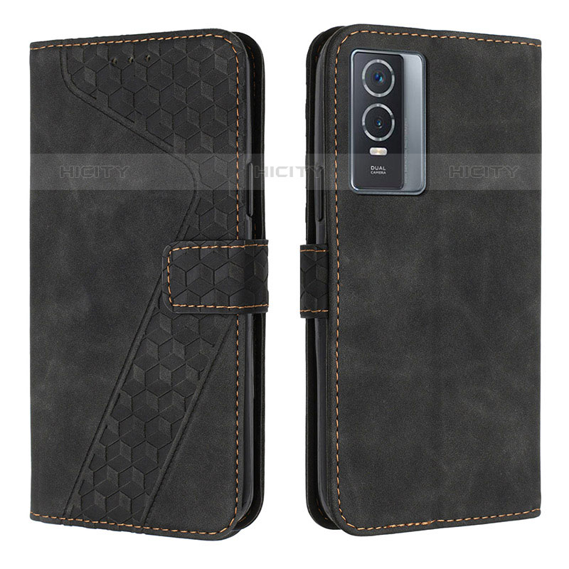 Funda de Cuero Cartera con Soporte Carcasa H04X para Vivo Y74s 5G