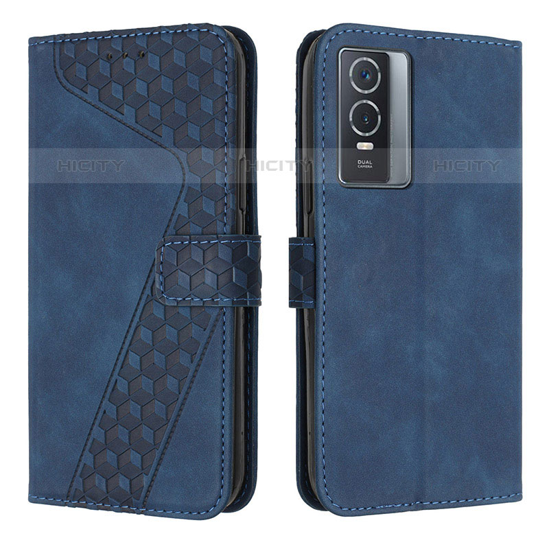 Funda de Cuero Cartera con Soporte Carcasa H04X para Vivo Y74s 5G