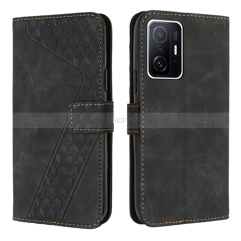 Funda de Cuero Cartera con Soporte Carcasa H04X para Xiaomi Mi 11T 5G Negro