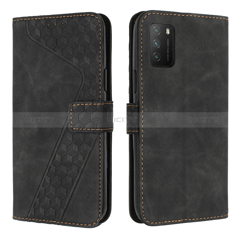 Funda de Cuero Cartera con Soporte Carcasa H04X para Xiaomi Poco M3