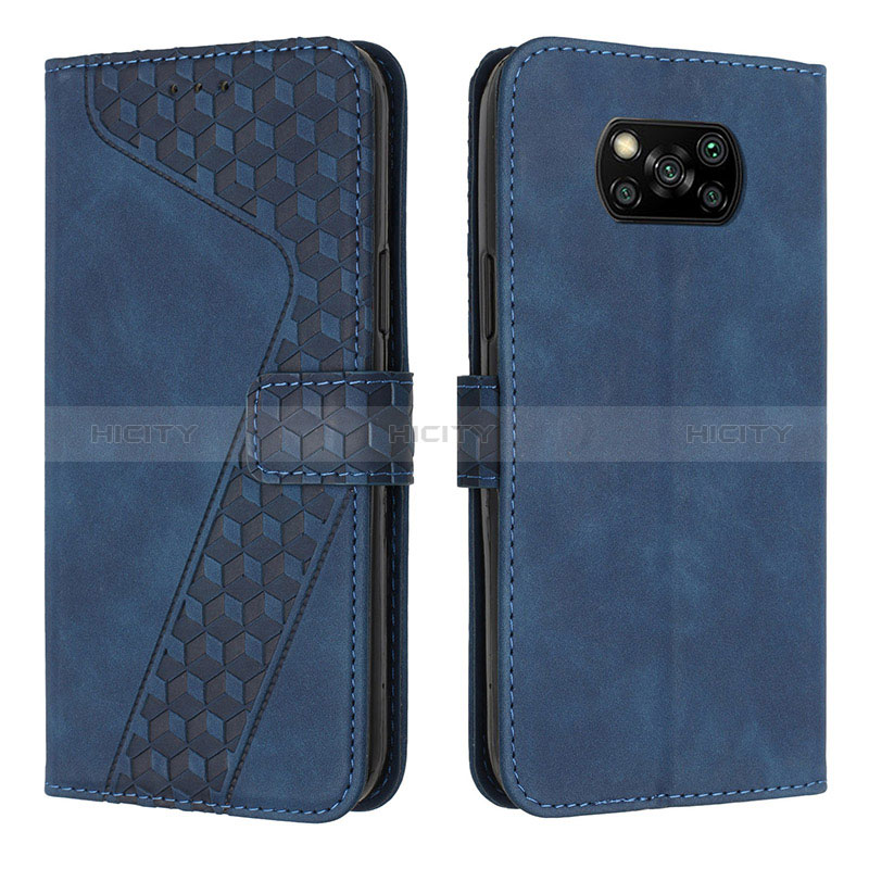 Funda de Cuero Cartera con Soporte Carcasa H04X para Xiaomi Poco X3 Pro