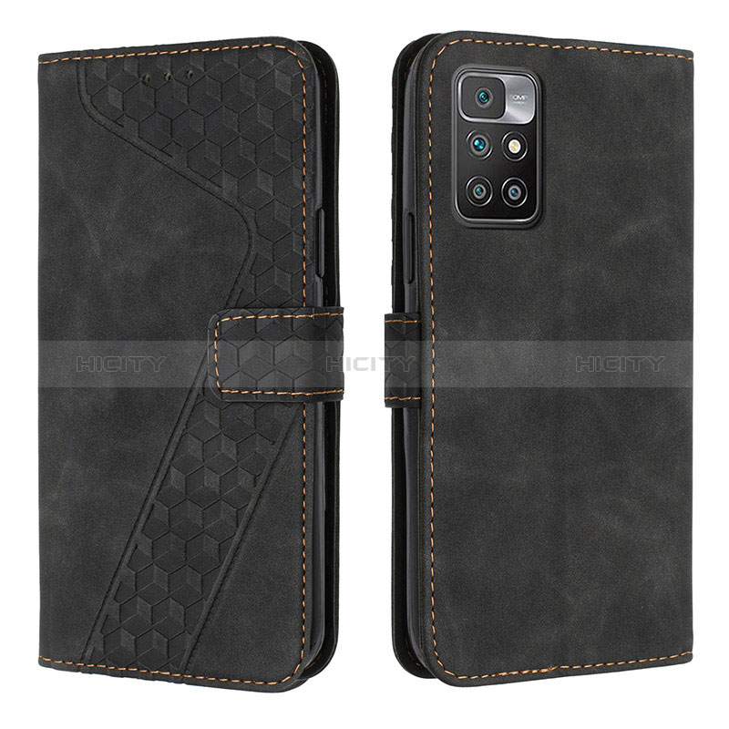 Funda de Cuero Cartera con Soporte Carcasa H04X para Xiaomi Redmi 10 (2022)