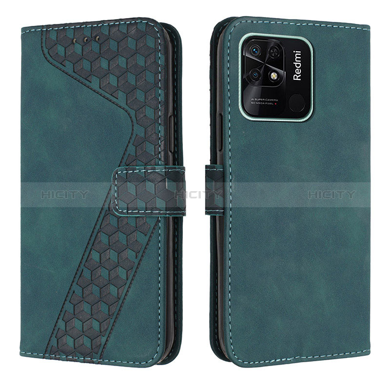 Funda de Cuero Cartera con Soporte Carcasa H04X para Xiaomi Redmi 10 Power