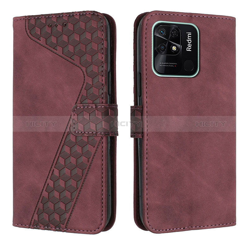 Funda de Cuero Cartera con Soporte Carcasa H04X para Xiaomi Redmi 10 Power