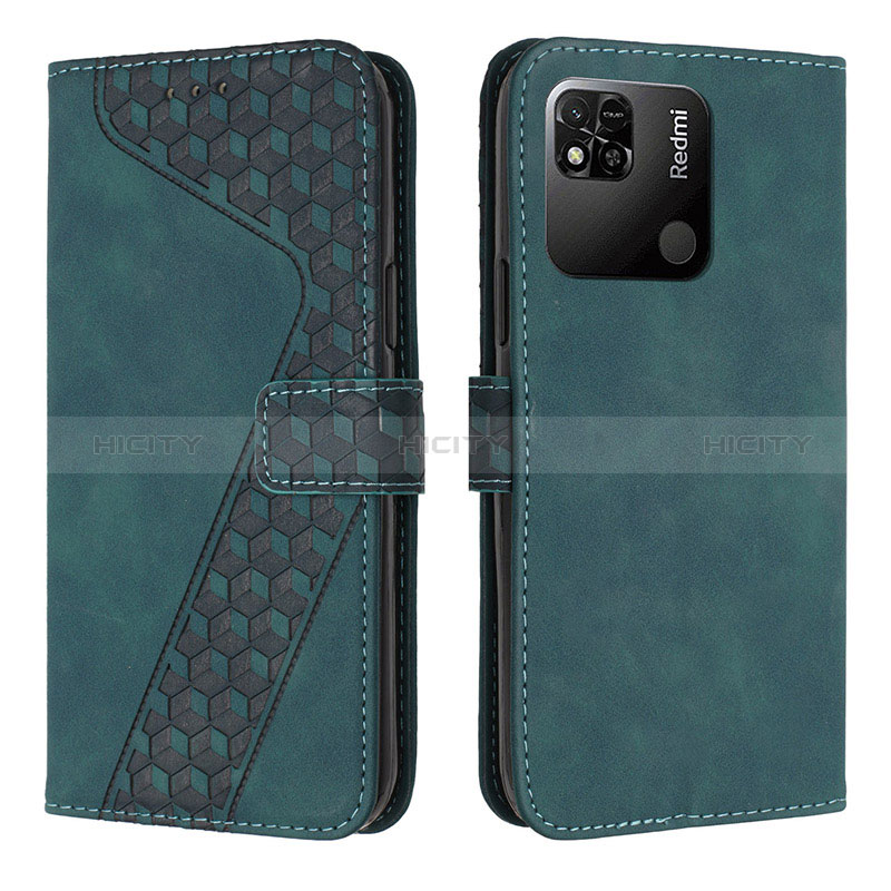 Funda de Cuero Cartera con Soporte Carcasa H04X para Xiaomi Redmi 9 Activ