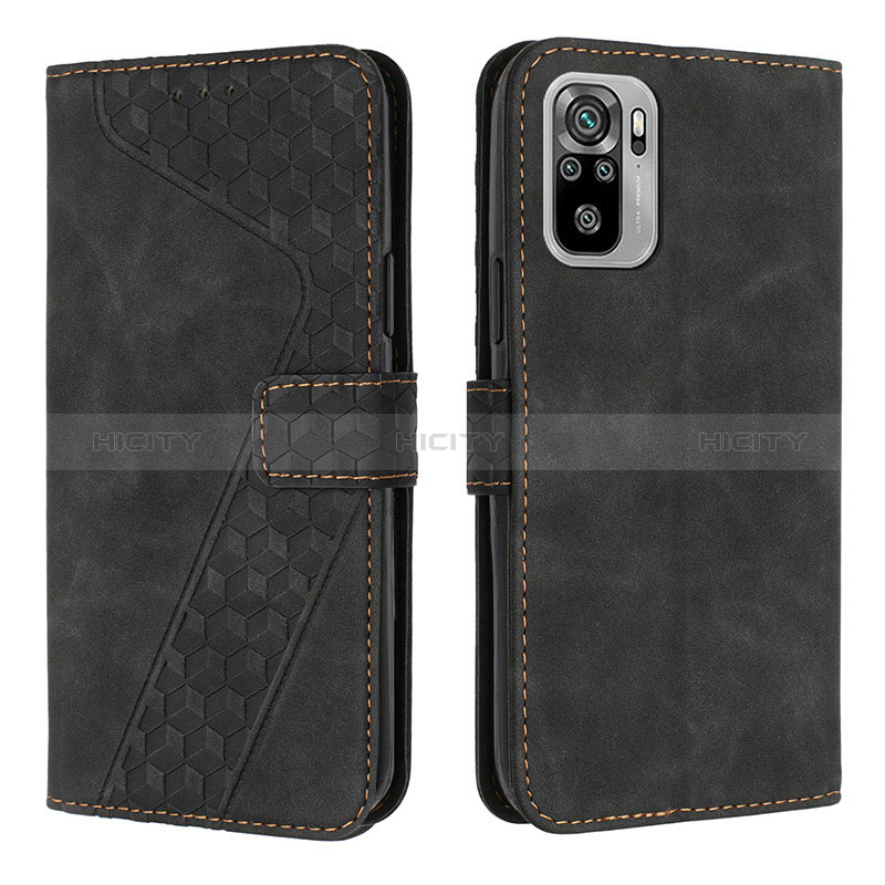 Funda de Cuero Cartera con Soporte Carcasa H04X para Xiaomi Redmi Note 10 4G