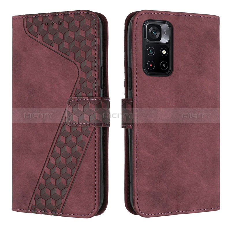 Funda de Cuero Cartera con Soporte Carcasa H04X para Xiaomi Redmi Note 11T 5G