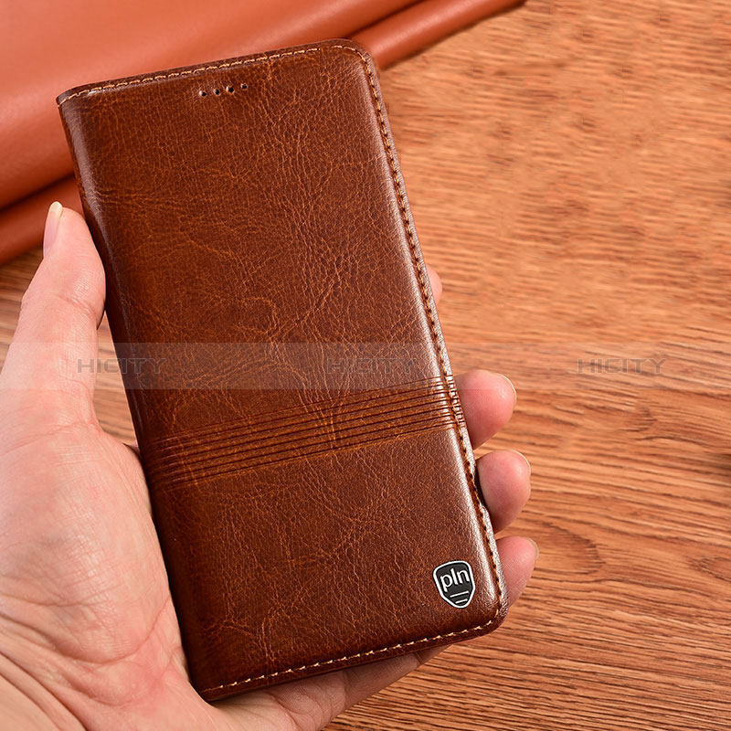 Funda de Cuero Cartera con Soporte Carcasa H05P para Apple iPhone Xs