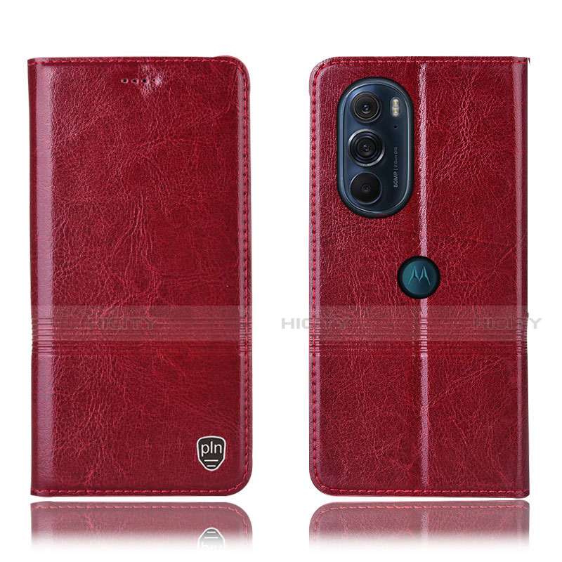 Funda de Cuero Cartera con Soporte Carcasa H05P para Motorola Moto Edge 30 Pro 5G