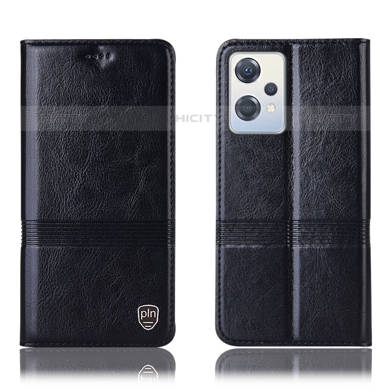 Funda de Cuero Cartera con Soporte Carcasa H05P para OnePlus Nord CE 2 Lite 5G Negro