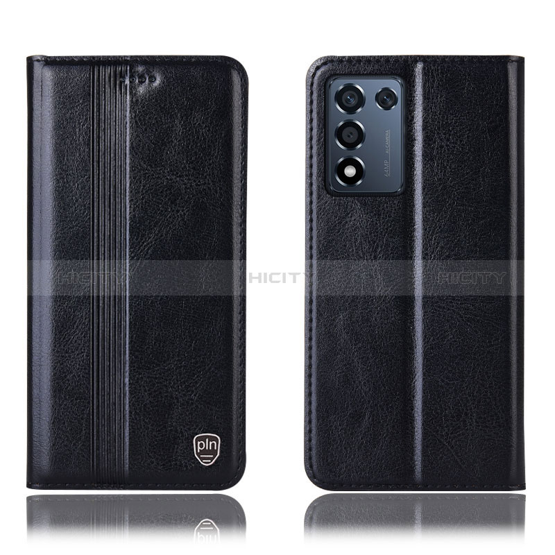 Funda de Cuero Cartera con Soporte Carcasa H05P para Realme Q3s 5G