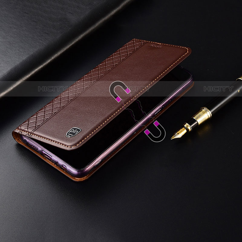 Funda de Cuero Cartera con Soporte Carcasa H05P para Samsung Galaxy S23 Ultra 5G