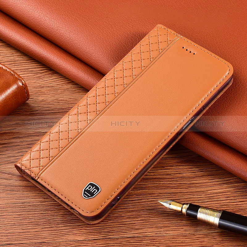 Funda de Cuero Cartera con Soporte Carcasa H05P para Samsung Galaxy S24 5G Marron Claro