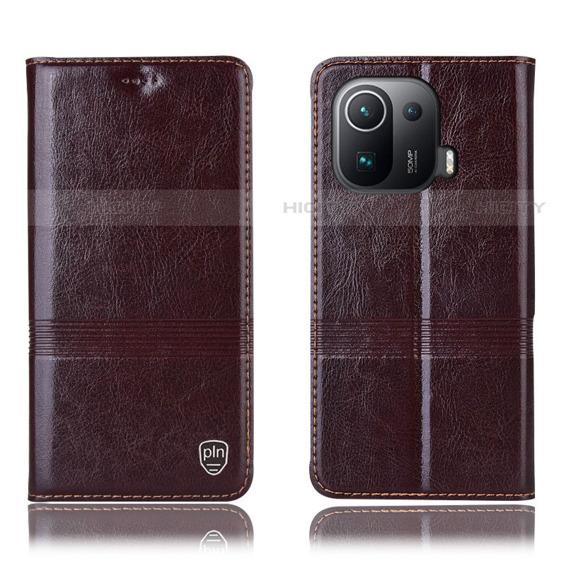 Funda de Cuero Cartera con Soporte Carcasa H05P para Xiaomi Mi 11 Pro 5G