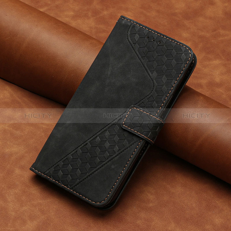 Funda de Cuero Cartera con Soporte Carcasa H05X para Huawei Enjoy 50 Pro Negro