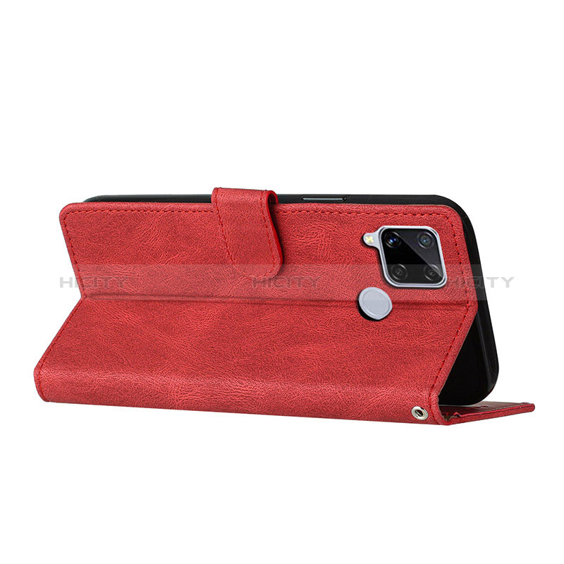 Funda de Cuero Cartera con Soporte Carcasa H05X para Realme C12