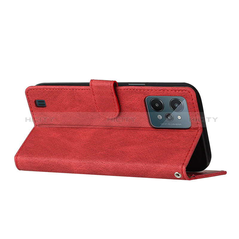 Funda de Cuero Cartera con Soporte Carcasa H05X para Realme C31