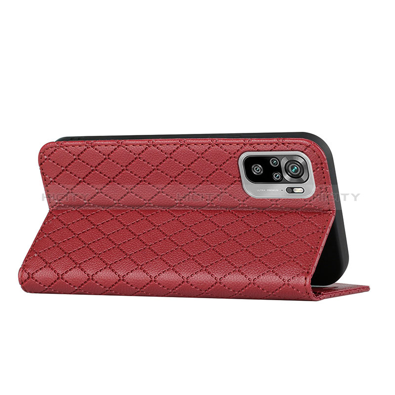 Funda de Cuero Cartera con Soporte Carcasa H05X para Xiaomi Redmi Note 10 4G