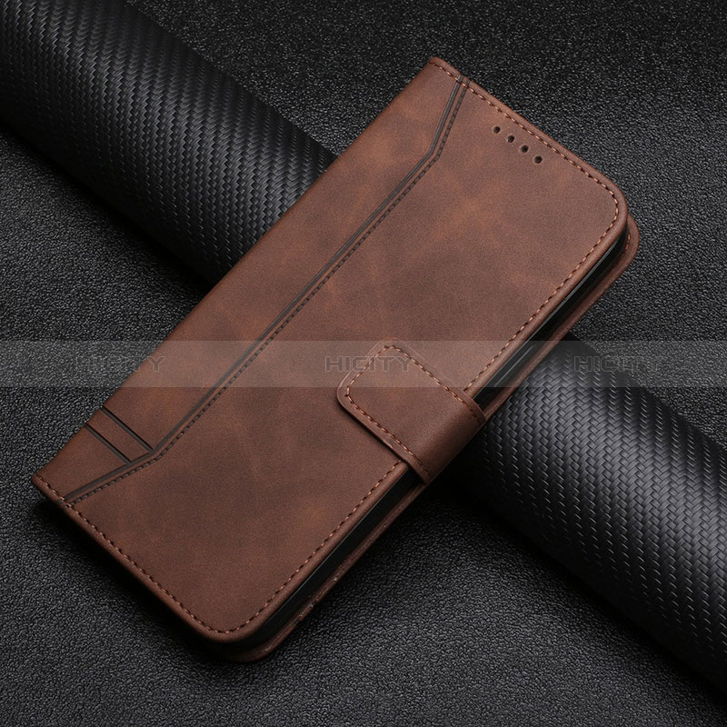 Funda de Cuero Cartera con Soporte Carcasa H06X para Huawei Honor 50 SE 5G Marron