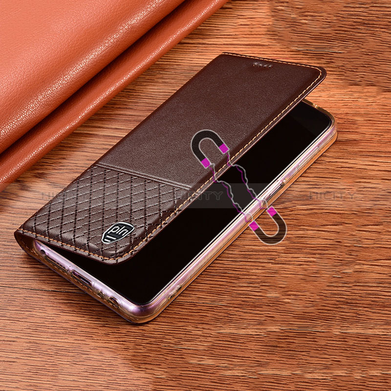 Funda de Cuero Cartera con Soporte Carcasa H07P para Apple iPhone 12 Mini