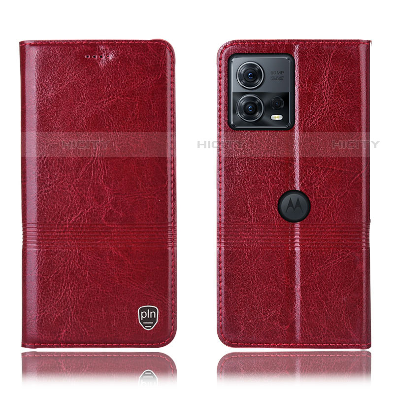 Funda de Cuero Cartera con Soporte Carcasa H07P para Motorola Moto Edge 30 Fusion 5G