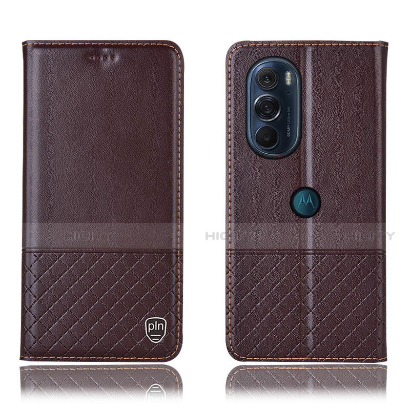 Funda de Cuero Cartera con Soporte Carcasa H07P para Motorola Moto Edge 30 Pro 5G