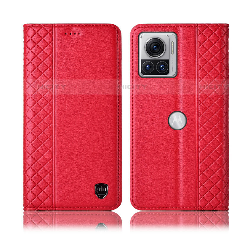 Funda de Cuero Cartera con Soporte Carcasa H07P para Motorola Moto Edge 30 Ultra 5G